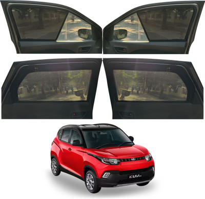 autoluxer Side Window Sun Shade For Mahindra KUV100(Black)