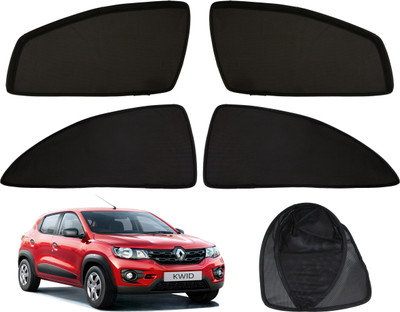 Magnetic Side Window Sun Shade For Renault Kwid(Black)