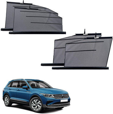 SS FOR YOUR SMART NEEDS Side Window Sun Shade For Volkswagen Tiguan(Black)