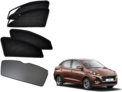 KOZDIKO Side Window, Rear Window Sun Shade For Hyundai Aura(Black)