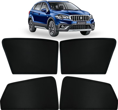 autoluxer Side Window Sun Shade For Maruti Suzuki S-Cross(Black)