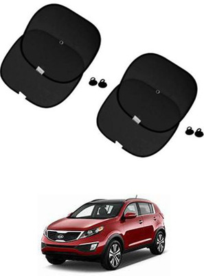 FKOK Side Window Sun Shade For Kia Universal For Car(Black)