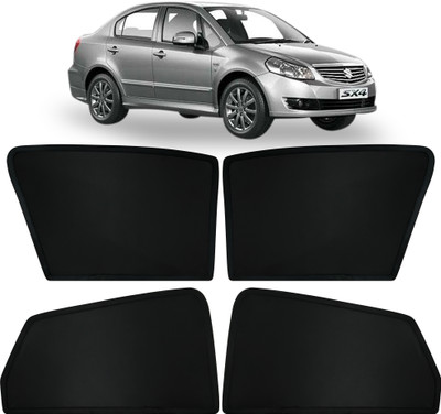 autoluxer Side Window Sun Shade For Maruti Suzuki SX4(Black)