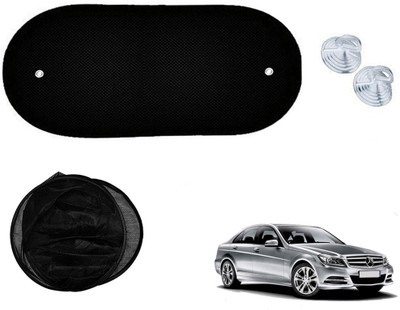 Automotive Prist Rear Window Sun Shade For Mercedes Benz C180(Black)