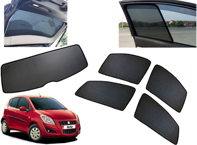 AUTO PEARL Side Window, Rear Window Sun Shade For Maruti Suzuki Ritz(Black)
