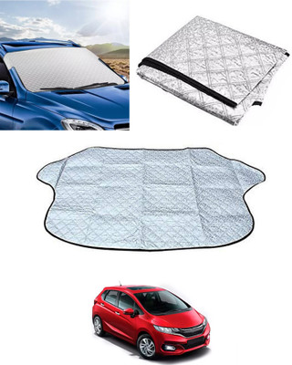AYW Windshield Sun Shade For Honda Jazz(Silver)