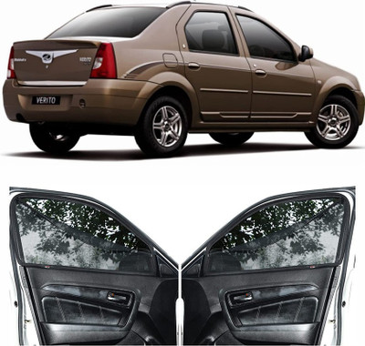 RAKRISH COLLECTION Rear Window, Side Window Sun Shade For Mahindra Verito(Black)