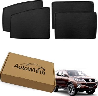 Autowhrib Side Window Sun Shade For Toyota Fortuner(Black)