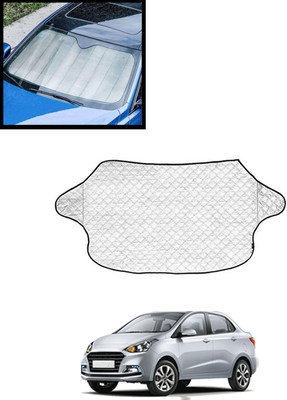 AYW Windshield Sun Shade For Hyundai Xcent(Silver)