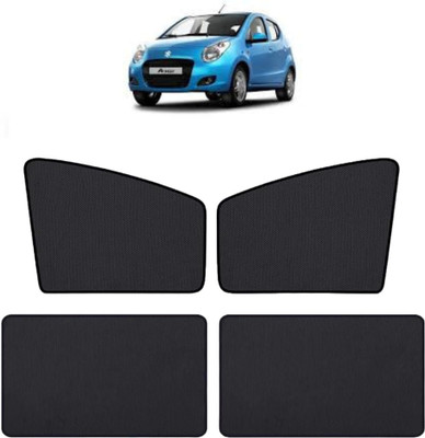 RAKRISH Rear Window, Side Window Sun Shade For Maruti Suzuki A-Star(Black)