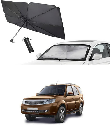 GONAMA Rear Window Sun Shade For Tata Safari Storme(Silver)