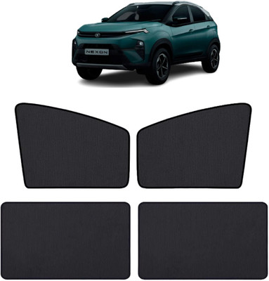 Auto Hub Side Window Sun Shade For Tata Nexon(Black)