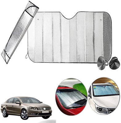 AUTO PEARL Dashboard, Windshield Sun Shade For Volkswagen Passat(Silver)