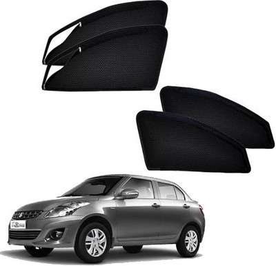 HARKRISH Side Window Sun Shade For Maruti Suzuki New Dzire(Black)