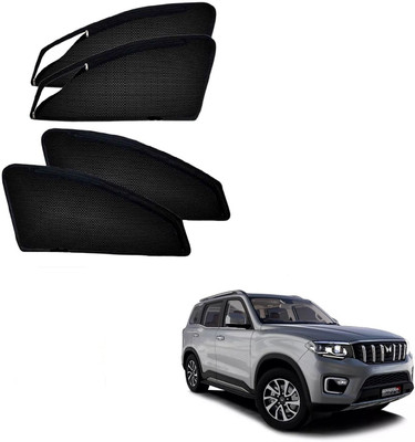 KOZDIKO Side Window Sun Shade For Mahindra New Scorpio(Black)