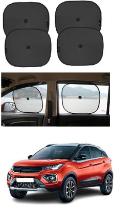 Suprozo Side Window, Rear Window Sun Shade For Tata Nexon, 1 Series(Black)