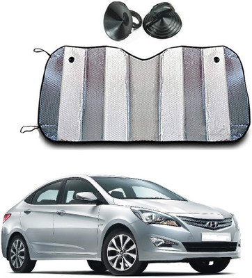 AutooNation Windshield Sun Shade For Universal For Car Universal For Car(Silver)