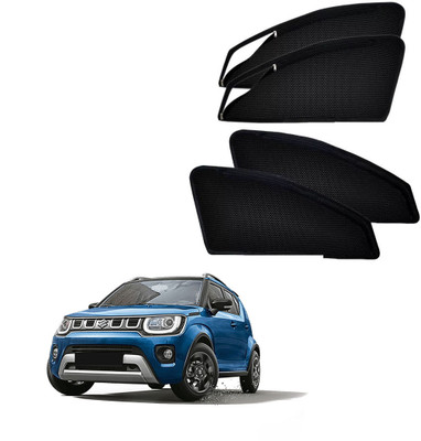 HARKRISH Side Window Sun Shade For Maruti Suzuki Ignis(Black)