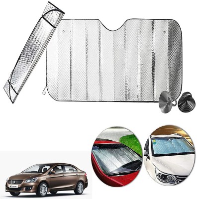 AUTO PEARL Dashboard, Windshield Sun Shade For Maruti Suzuki Ciaz(Silver)