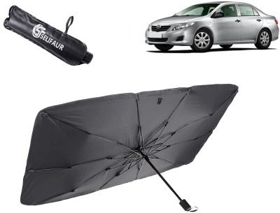 Selifaur Dashboard, Rear Window, Sun Roof, Windshield Sun Shade For Toyota Corolla(Black)