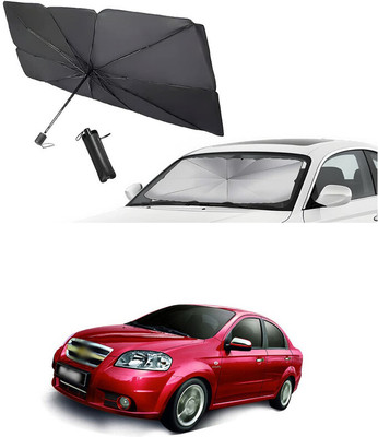 GONAMA Windshield Sun Shade For Chevrolet Aveo(Silver)
