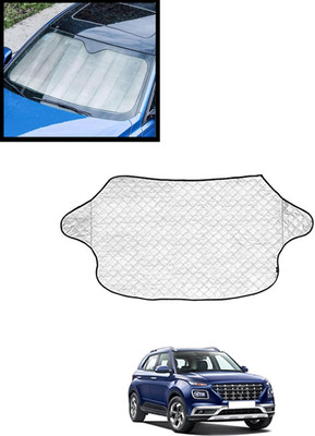 AYW Windshield Sun Shade For Hyundai Venue(Silver)