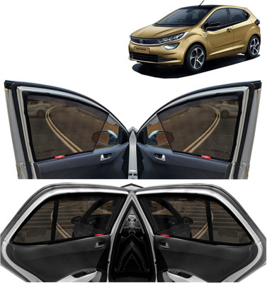 Kingsway Side Window, Rear Window Sun Shade For Tata Altroz(Black)