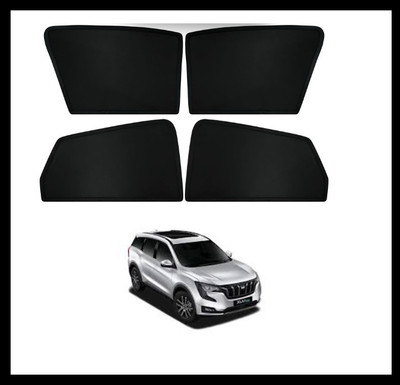 RAKRISH Rear Window, Side Window Sun Shade XUV 700(Black)