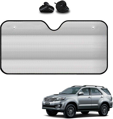 COSMOGEAR Windshield, Dashboard, Rear Window Sun Shade For Toyota Fortuner(Silver)