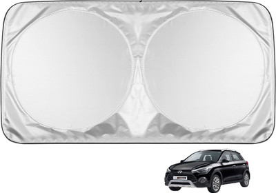MOCKHE Windshield Sun Shade For Hyundai I20 Active(Silver)