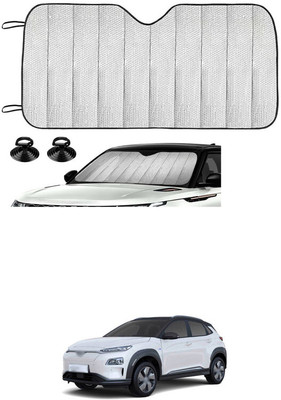 GONAMA Windshield Sun Shade For Hyundai Universal For Car(Silver)