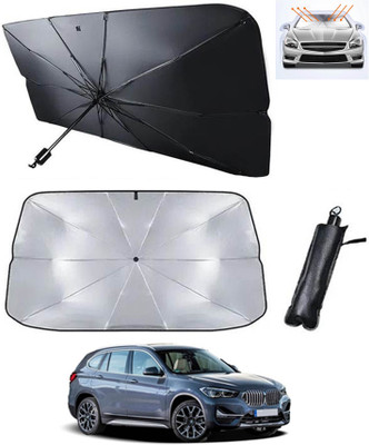 MATIES Windshield Sun Shade For BMW Universal For Car(Silver)