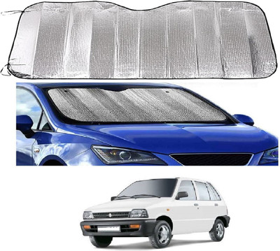 ROSHNEER ENTERPRISES Windshield Sun Shade For Maruti Suzuki 800(Silver)