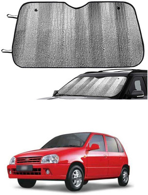 GONAMA Rear Window Sun Shade For Maruti Suzuki Zen(Silver)
