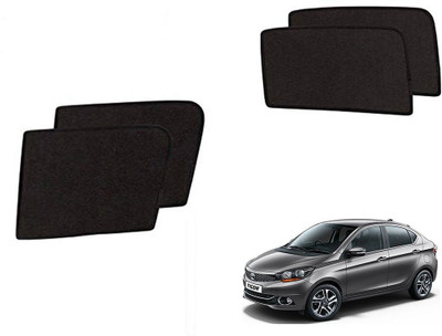 AUTO PEARL Side Window Sun Shade For Tata Tigor(Black)