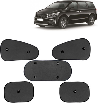 Kingsway Side Window, Rear Window, Windshield Sun Shade For Kia Carnival(Black)