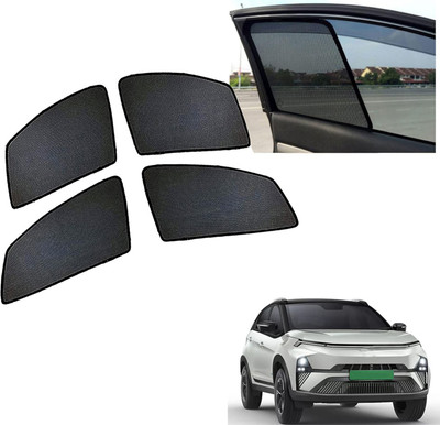 PEEPS STORE Side Window Sun Shade For Tata Nexon EV(Black)