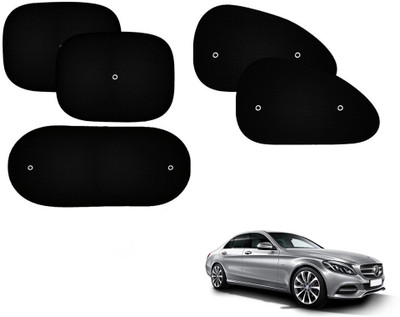 Automotive Prist Side Window Sun Shade For Mercedes Benz C200(Black)