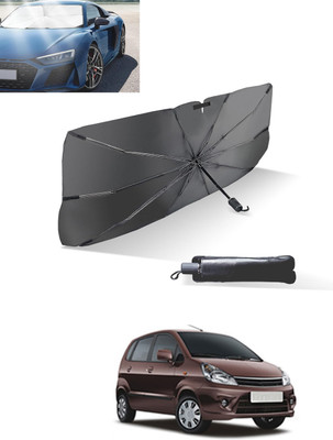 MATIES Windshield Sun Shade For Maruti Suzuki Zen Estilo(Black, Silver)