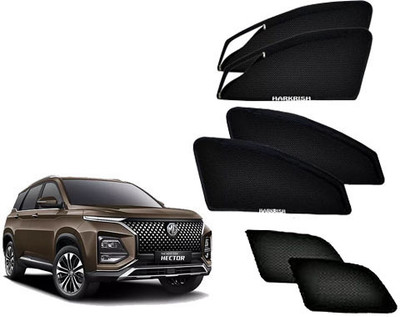 HARKRISH Side Window Sun Shade For MG Hector(Black)