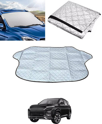 ABJD Windshield Sun Shade For MG Hector(Silver)
