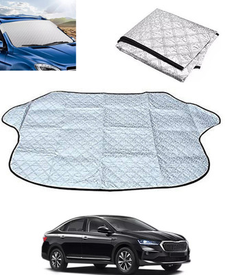 MSNP Windshield Sun Shade For Kia Seltos(Silver)
