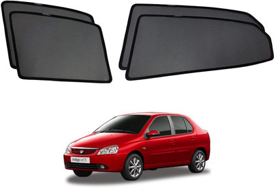 RAKRISH Rear Window, Side Window Sun Shade For Tata Indigo(Black)