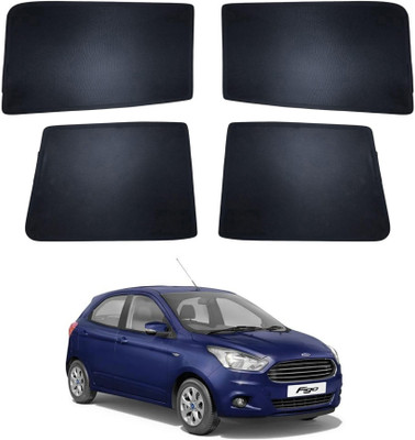 FORSONS Side Window Sun Shade For Ford Figo(Black)