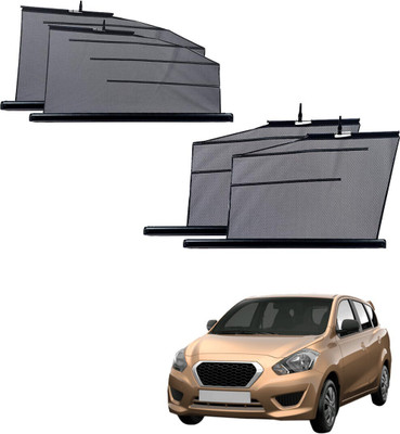 SS Zeeber Side Window Sun Shade For Datsun Go+(Black)