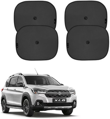 SPREADX Side Window, Rear Window Sun Shade For Maruti Suzuki XL6(Black)
