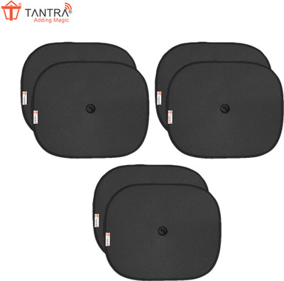 TANTRA Side Window Sun Shade For Universal For Car Universal For Car(Black)