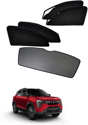 Top Vechile Rear Window, Side Window Sun Shade For Mahindra(Black)