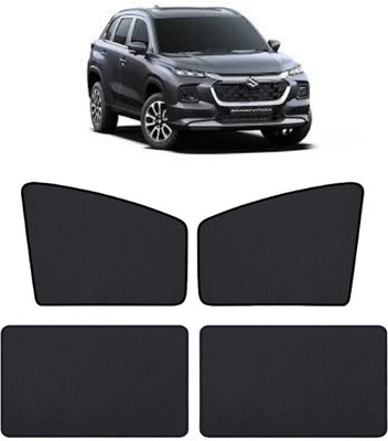 TOP VECHILE Rear Window, Side Window Sun Shade For Maruti Suzuki Grand Vitara(Black)