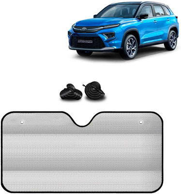 Kingsway Windshield, Dashboard Sun Shade For Toyota Urban Cruiser Hyryder(Silver)